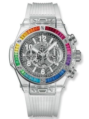 AAA Replica Hublot Big Bang Unico Sapphire Rainbow 45mm Watch 411.JX.4803.RT.4099